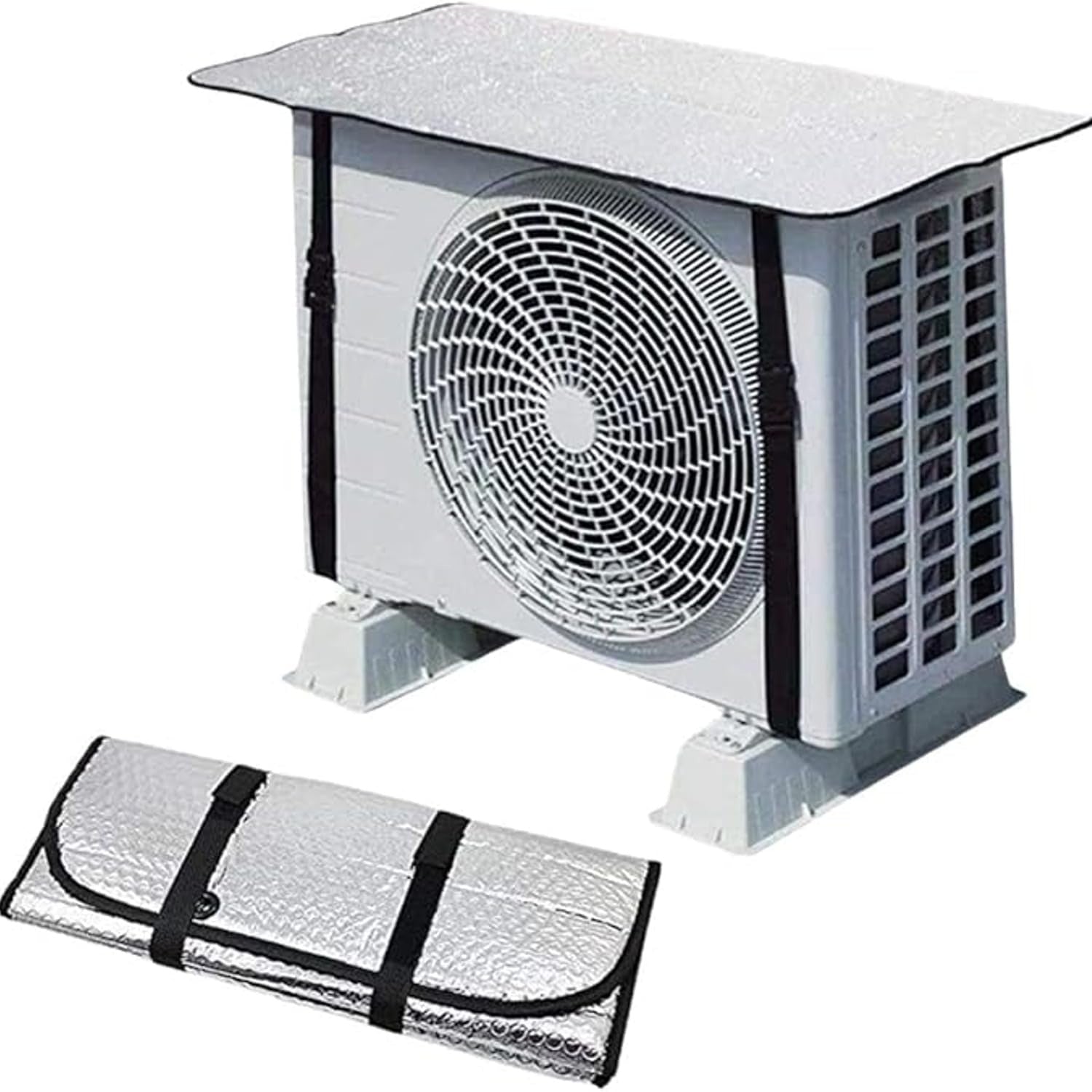 Air Conditioner Outdoor Unit Cover – Waterproof & Heat Insulation Split AC Outdoor Cover | Universal Protector for 1 Ton & 1.5 Ton AC